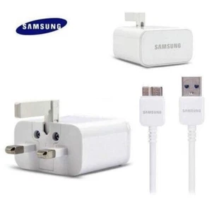 GENUINE SAMSUNG GALAXY NOTE 3 & 4 S5 USB 3.0 MAINS WALL CHARGER CABLE ORIGINAL - Picture 1 of 4