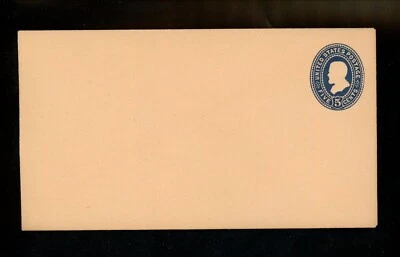 US Postal Stationery U332 Mint Envelope Entire 5c Blue on Oriental Buff  - Image 1 of 2