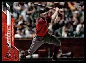 2020 TOPPS MINI RED /5 Tim Locastro Arizona Diamondbacks #U-238 - Picture 1 of 2