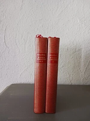 La Pléiade Livres Molière  Oeuvres Complètes Tome 1 et 2 - Photo 1/4