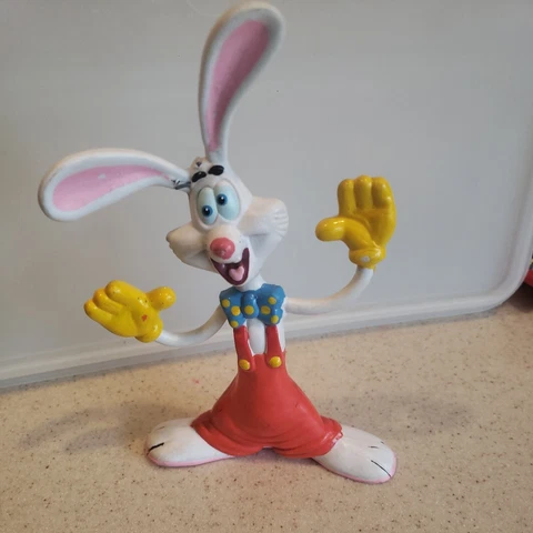 Roger Rabbit 1987 Bendy PVC Amblin Disney Toy Figure *damaged* vintage Cover