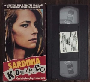SARDINIA KIDNAPPED VHS (A835, Wrightwood, 1985) RARE 6174 - Picture 1 of 2
