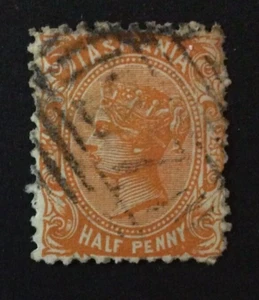 BroadviewStamps BR Tasmania #71 used F-VF. Perf 11.5. Queen Victoria. - Picture 1 of 2