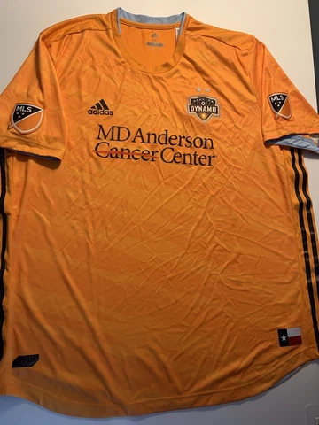 NWT Adidas CLIMALITE Houston Dynamo Home Jersey Size 3XL Cover