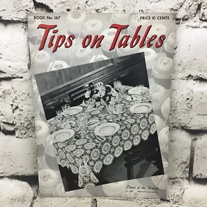 Tips On Tables Pattern Book No. 167 The Spool Cotton Company Vintage 1941 - Picture 1 of 5