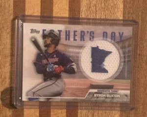 2023 Topps Father's Day Commemorative Patch BYRON BUXTON #FD-BBX - Twins - Picture 1 of 2