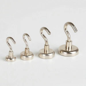 Magnetic Hooks Heavy Duty Wall Hooks Hanger Super Strong Neodymium Magnet Hooks - Picture 1 of 6