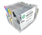 4 empty Refillable ink Cartridge for HP 932 933 XL OfficeJet Pro 6100 6600 CHIP