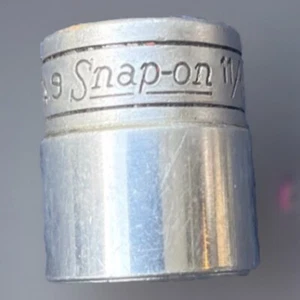 Vintage 1959 Snap-On F-221 11/16" Steckschlüssel 12 Punkt 3/8 Antrieb Sehr guter Zustand - Bild 1 von 4