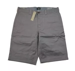 J Crew Stretch Chino Shorts Herren 30 x 10,5 Golf vorne flach Baumwolle neu mit Etikett neu - Bild 1 von 8