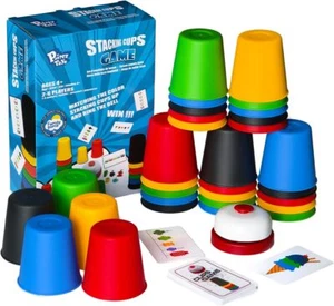 Quick Stacking Cups Games for Kids, Classic Matching Cup Game, Speed Match... - Picture 1 of 6