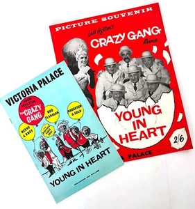 1951-52 CRAZY GANG YOUNG AT HEART SOUVENIR PROGRAMME VICTORIA PALACE - Picture 1 of 7