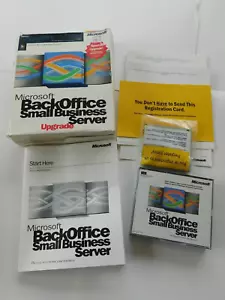 Microsoft BackOffice Small Business Server 4.0 Upgrade Retail Box - Picture 1 of 5