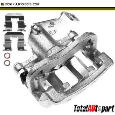 Pinza de freno de disco del lado del conductor trasero con soporte para Kia Rio 2012-2017 583101WA30 Foto 1 de 4