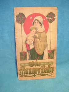 The Manger Baby by Stecther Lith Compny, 1916 - Foto 1 di 4