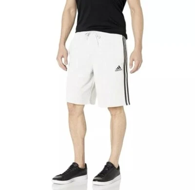 NEW Men’s MEDIUM Adidas Essentials Fleece 3-Stripes Shorts (H20855) - Image 1 of 3