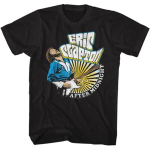 Eric Clapton After Midnight Sunburst Men's T Shirt Rock & Blues Music Merch - Picture 1 of 3