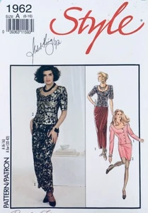STYLE Pattern 1962 | Misses Jacket / Top & Skirt in 2 Styles | Sizes 6 - 16 - Picture 1 of 3