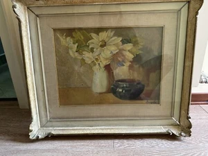 Natura Morta Quadro Olio CARLO QUAGLIA TERNI - Imagen 1 de 7
