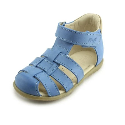 Sandalias de cuero con punta cerrada Emel para niños con arco, tobillo y soporte ortopédico  Foto 1 de 4