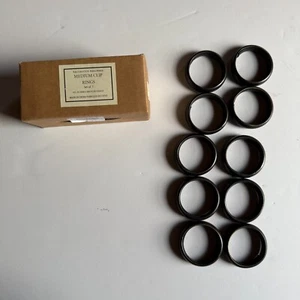 Restoration Hardware Medium Clip Rings – Estate Bronze, Set of 17 (1215-0056) - Picture 1 of 4