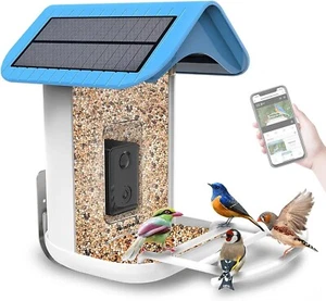 Sainlogic WiFi Smart Bird Feeder HD Video Bewegungserkennung mit 2 Sonarpanels - Bild 1 von 7