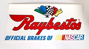 Raybestos Ofical Brakes Of NASCAR Racing Products Sticker 1990's New NOS - Picture 1 of 3
