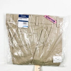 Izod Misse Schoolwear Khaki Stretch Skinny Pants Size 9 Easy Care RUNS SMALL NET - Picture 1 of 4