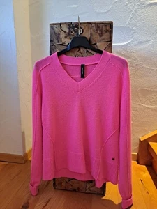 Marc Cain Pullover Wolle Kaschmir neon pink N4 - 40 - Bild 1 von 6