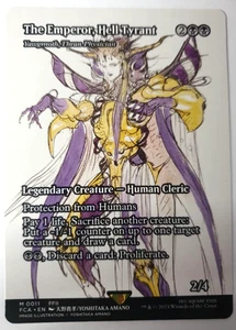 Magic The Gathering Final Fantasy - The Emperor, Hell Tyrant - Borderless Mythic - 0011 casi nuevo - Imagen 1 de 1