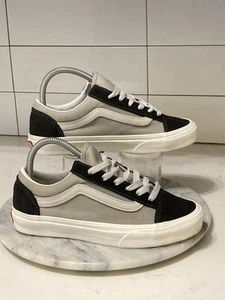 Vans Old Skool Theory Black & Beige Shoes Sneakers Mens sz 5.5 Womens Size 7 - Picture 1 of 7