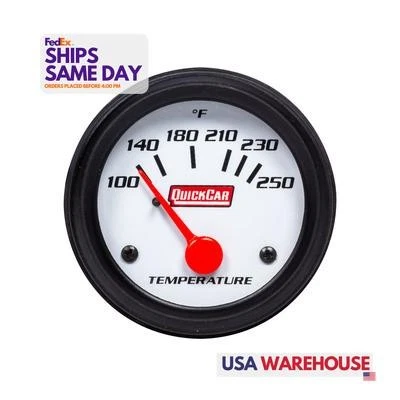 Quickcar 611-6205, One Gauge Water Temperature 2In Open Wheel Performance Parts Foto 1 de 4