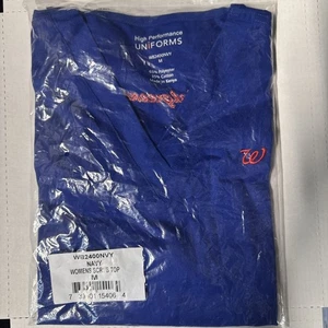 Blusa Médica Uniformes de Alto Rendimiento Walgreens Mujer Mediana Azul Bordado Logo - Imagen 1 de 6