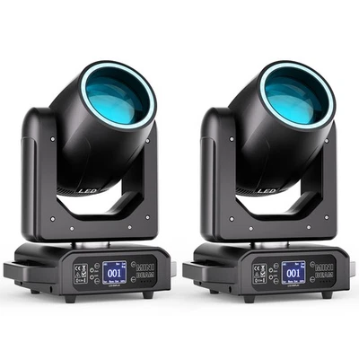 250W LED 18Prism Moving Head Light RGBW DMX Gobo Beam Stage Spot Lighting DJ - Image 1 of 4
