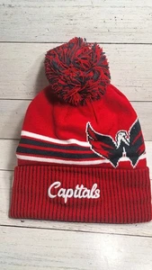 Cappello invernale Zephyr Washington Capitals berretto polsino a costine con pom - Foto 1 di 11