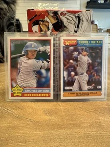 2025 Topps Heritage Shohei Ohtani Base Record Breaker And Base All-Star Card - Picture 1 of 5