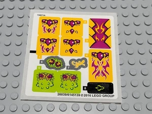 New LEGO Sticker Sheet Only 41175 Fire Dragon's Lava Cave Elves - Picture 1 of 1