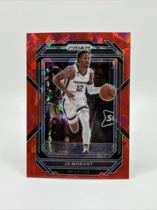 2022-23 Prizm Ja Morant Prizm Red Ice #200 Grizzlies - Picture 1 of 2