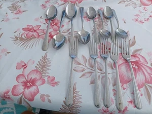 Vintage Silco Stainless USA Flatware Utensil Silverware Lot of 13 Replacement  - Picture 1 of 5