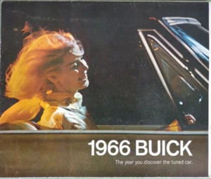Póster desplegable folleto de ventas Buick Full Line 1966 - Imagen 1 de 5