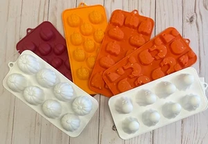 Molde de caramelo en forma de silicona chocolate gomoso hielo formas surtidas vacaciones de otoño NUEVO - Imagen 1 de 8