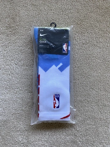 NWT Sacramento Kings City Edition Team Issued Nike NBA Elite Socks Large L Cover