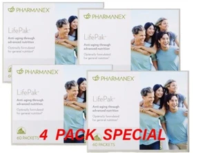 4 PACK Nu Skin Pharmanex Lifepak Anti Aging Authentic-New-Sealed 05/2026 - Picture 1 of 3