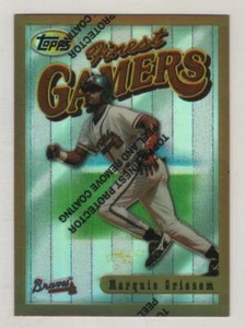 1996 Topps Finest Bronze Refractor #190 Marquis Grissom Atlanta Braves BV$5 - Picture 1 of 1