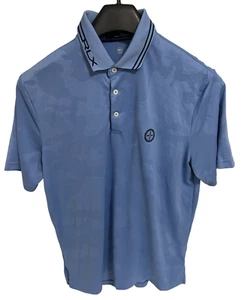 Polo Ralph Lauren RLX Para Hombre Grande Azul Manga Corta Logo Bordado - Imagen 1 de 6