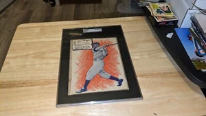 Joe Dimaggio New York Yankees 1937 Wheaties Series 8 Hand Cut Card SGC A 0LM - Picture 1 of 7