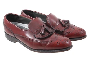 Dexter Classic Tasseled Kiltie Oxblood Leather Loafers Wingtip Men's 8 M - Picture 1 of 10
