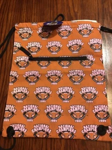 UNIVERSITY OF TEXAS LONGHORNS 2005 National Champions Drawstring Backpack (L2) - Picture 1 of 8