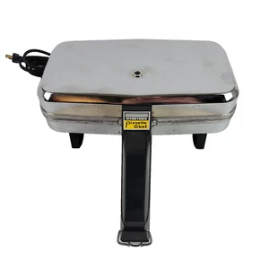 Vintage Vitantonio Pizzelle Chef Modell 300 A Italienische Keksmaschine Aluminium Teller - Bild 1 von 12