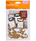 CRAQUELINS ANIMAUX coupés et gaufrés Cricut Cuttlebug (petits) flambant neuf dans son emballage